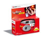 AgfaPhoto LeBox Flash - Digital Camera - Gray, Red, White