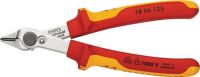 KNIPEX 78 06 125 - Hand wire/cable cutter - Red/Yellow - Stainless steel - Stainless steel - VDE - Germany