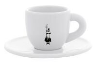 Bialetti Y0TZ097 - Single - 0.08 L - White - Porcelain - Coffee - Round