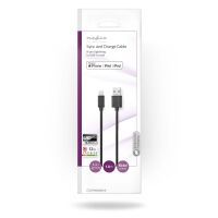 Nedis Daten-Ladekabel CCGP39300BK10 Apple Lightning 1m sw - Cable - Digital