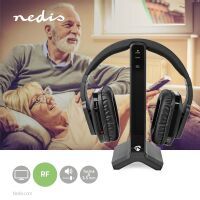 Nedis KOPFHÖRER   WIRELESS  OVER EAR (HPRF321BK         SW)