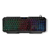 Nedis Wired Gaming Keyboard| USB Type-A| Folientasten| LED| AZERTY| FR-Layout| - Keyboard - AZERTY