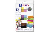 STAEDTLER Modelliermasse "Fimo Effect" Neon 12er Kartonetui