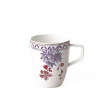 Multipack Villeroy & Boch Artesano Provençal Lavendel Becher mit Henkel - 6 Stück