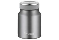 Thermos Isolier-Speisegefaess TC 0.5 Liter grau doppelwandiger Edelstahl absolut dicht