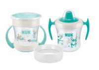 NUK Trinkbecher Mini Cups Set 3in1 160ml ab 6 M. mint&türkis (10255635)