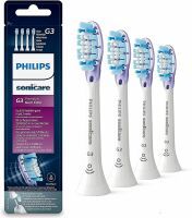 Philips 4-pack Standard sonic toothbrush heads - 4 pc(s) - White - Soft - Rubber - 2 Series plaque control - 2 Series plaque defense - 3 Series gum health - DiamondClean - DiamondClean... - 2 Series plaque control - 2 Series plaque defense - 3 Series gum 
