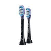 Philips Sonicare 2-pack Standard sonic toothbrush heads - 2 pc(s) - Black - Soft - Rubber - 2 Series plaque control 2 Series plaque defense 3 Series gum health DiamondClean DiamondClean...