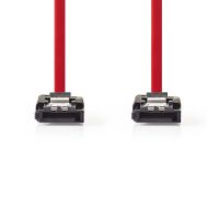 Nedis SATA Kabel / 1.5 Gbps / SATA 7-Pin-Buchse / SATA 7-Pin-Buchse / Vernickelt / 0.50 m / Flach / PVC / Red / Box