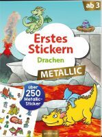 Ars Edition GmbH Erstes Stickern Metallic  Drachen