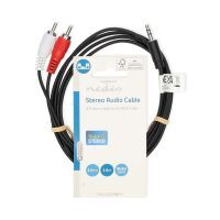 Nedis AUDIO-KABEL 3,5MM/2XRCA-STECKE (CAGL22200BK15   1,5M)