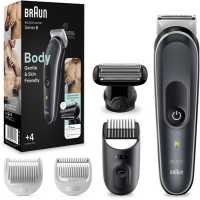 Braun Series 5 Bodygroomer/Intimrasierer Mann,Körperpflege- und Haarentfernung für Herren, Brust, Achseln,Kammaufsätze 1 - 11 mm,Glattrasur-Aufsatz, wasserdicht,100 Min. Laufzeit,Geschenk,BG5360