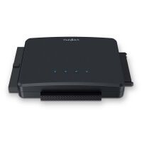 Nedis Festplatten-Adapter / USB 3.2 Gen1 / 2.5 / 3.5 " / IDE + SATA / Netzstromversorgung