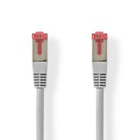 Nedis CAT6-Netzwerkkabel / RJ45 Stecker / RJ45 Stecker / SF/UTP / 20.0 m / Rund / PVC / Grau / Label