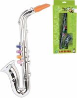 Boogie Bee Saxophon silber, 36 cm