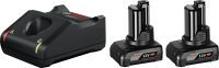 Bosch 1 600 A01 B20 - Battery & charger set - Lithium-Ion (Li-Ion) - 6 Ah - 12 V - Bosch - Black