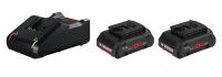 Bosch 1 600 A01 BA3 - Battery & charger set - Lithium-Ion (Li-Ion) - 4 Ah - 18 V - Bosch - Black