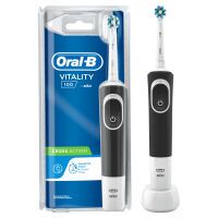 Oral-B Vitality 80312499 - Adult - Rotating-oscillating toothbrush - 7600 movements per minute - Black - White - 4 x 30 sec - Germany
