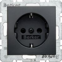 Berker 47231606 - Type F - Anthracite - Thermoplastic - IP20 - 250 V - 16 A