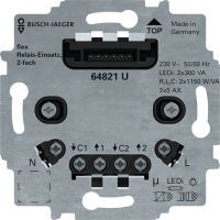 Busch-Jaeger RELAIS-EINSATZ FLEX 2-FACH (64821 U)