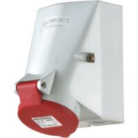 Mennekes 422 - Straight - 400 V - Red,White - IP44 - 1 pc(s)