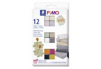 STAEDTLER Modelliermasse "Fimo effect" Boho 12er Kartonetui