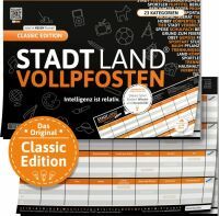  STADT LAND VOLLPFOSTEN  CLASSIC EDITION - Intelligenz ist relativ. (DinA4-Format)