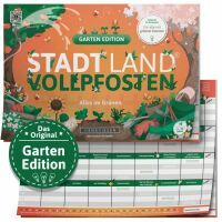  STADT LAND VOLLPFOSTEN® - GARTEN EDITION - ''Alles im Grünen.'' - A4