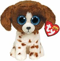 Ty BEANIE BOOS MUDDLES DOG 15 CM