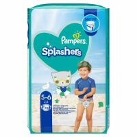 Pampers Splashers Größe 5-6, 10 Einweg-Schwimmwindeln, 14+ kg, Für Sicheren Schutz Im Wasser 