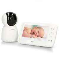 Alecto DVM-275 Video-Babyphone mit 5" Farbdisplay weiß