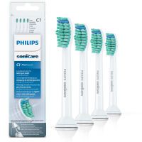 Philips Sonicare ProResults 4-pack Standard sonic toothbrush heads - 4 pc(s) - White - Medium - BPA-Free - FlexCare+ - FlexCare - HealthyWhite - HydroClean - EasyClean - DiamondClean