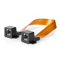 Nedis Nedis CAT5e Cable / UTP / RJ45 (8P8C) Female / RJ45 (8P8C) Female / 0.30 m / Flat / PVC / Orange / Box