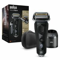 Braun Series 9 Sport 9352cc Elektrischer Rasierer mit Reinigungs- und Ladestation, schwarz 