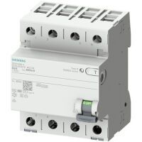 Siemens FI TYP B+ KURZZEI 4P 63A/30MA (5SV3346-4KK14)