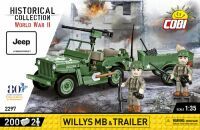 COBI 2297 Willys MB + trailer