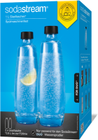 Sodastream Duo Glasflasche Doppelpack 1,0L Wasseraufbereiter und Zubehör