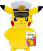 Jazwares GmbH Pokémon Captain Pikachu, 20cm Plüsch