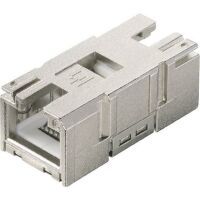 Weidmüller IE-BI-RJ45-C - Flat - RJ-45 - RJ-45 - Female - Female - 10GBase-T