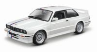 Bauer Bburago 1:24 BMW M3 E30 '88, weiss