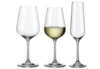 BOHEMIA CRISTAL Weinglas-Set "Selection" 12-teilig