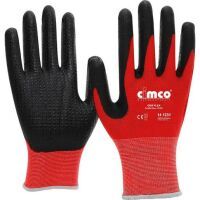 Cimco Arbeitshandschuh Grip Flex schwarz/rot Groesse 10/XL