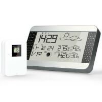 Alecto Wetterstation mit Funksensor Silver