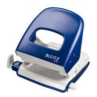 Esselte Leitz NeXXt WOW Metal Office Hole Punch - 30 sheets - Blue - White - 8 cm - 3 mm - A4 - A5 - A6 - Folio - US-Quart - 107 mm