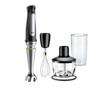 Braun MQ 7035X - Immersion blender - 0.6 L - 1.2 m - 1000 W - Black,Satin steel