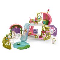 Schleich bayala Glittering flower house with unicorns - lake and stable - Boy/Girl