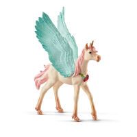 Schleich bayala Decorated unicorn Pegasus foal Bayala Unicorn Pegasus