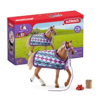 Schleich Horse Club        42360 Englisches Vollblut mit Decke Schleich