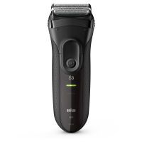 Braun Series 3 3020s - Foil shaver - 2 SensoFoil - 1 Middle Trimmer - Black - White - LED - AC/Battery - Nickel-Metal Hydride (NiMH)