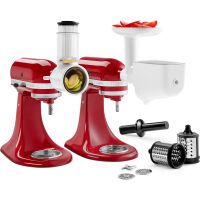 KitchenAid Küchenmaschinen-Zubehör 5KSM2FPPC 3-tlg Zubehör-Set - 5KSMFVSFGA+5KSMVSA